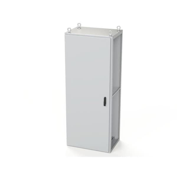 3 Point Latch with Padlock Swing Handle Electrical Enclosures, 78.74 in H, 22 in D, 31-1/2 in W